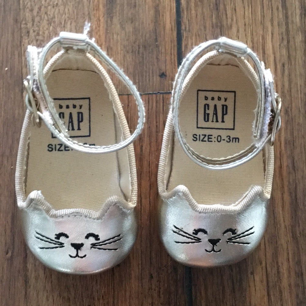 Baby Gap - Gold Kitten Flats - Picture 1 of 4